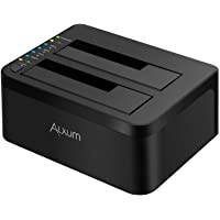 Alxum Estación de Acoplamiento de HDD- Estación de Acoplamiento de Disco Duro USB 3.0 con función de clonación sin…